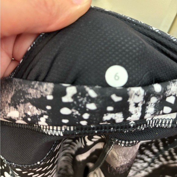 LULULEMON TIGHT II MESH Full On Luxtreme Mesh Static Mist Leggings Sz 6 - Picture 5 of 8